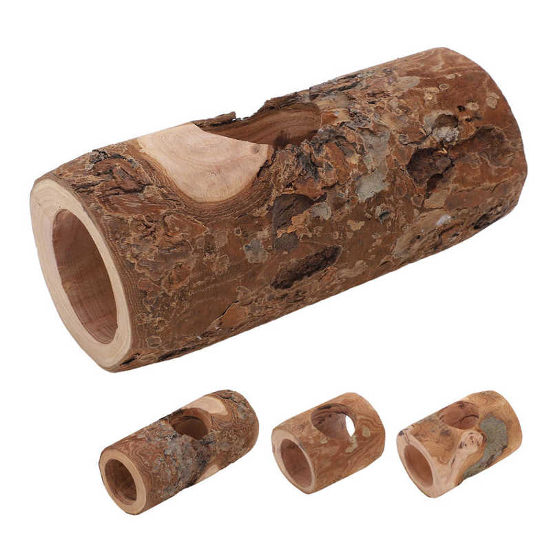 Tubo de hámster de madera, túnel para hámster, para conejillo de indias, para conejo