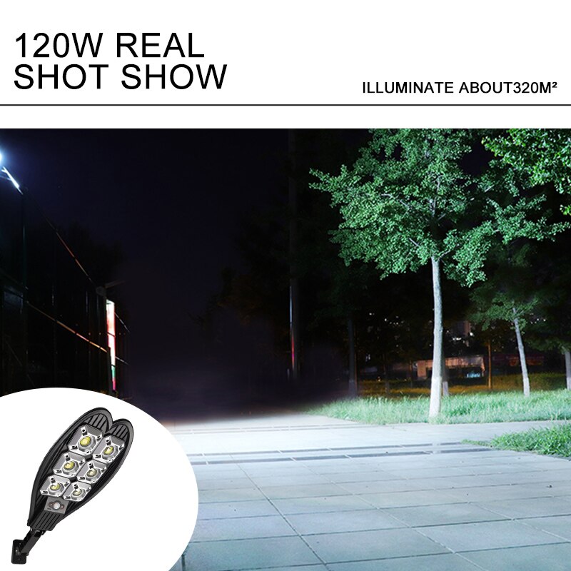 5000Watt LED Outdoor Solar Light Solar Powered Lamp Waterproof Solar Light PIR Motion Sensor Street Lamp For Garden Decoration