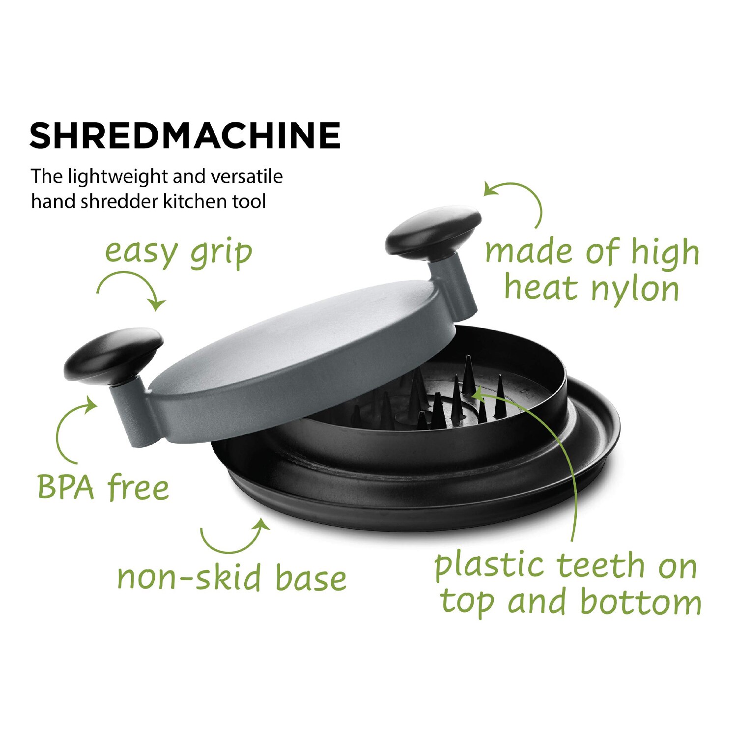 Shred Machine Better Than Bear Claws Meat Shredder For Pulled Pork Beef Chicken Multifunctional Masher Kitchen Tools Accessories