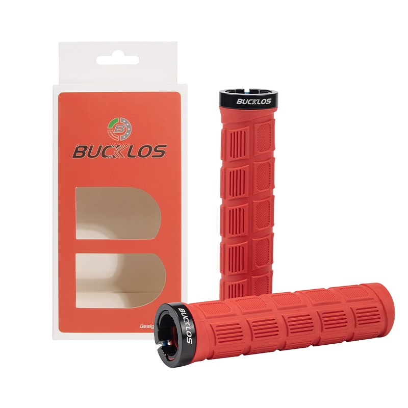 BUCKLOS Bicycle Handlebar Grips Double Lock on Mountain Bike Grip Comfortable Shock-absorption MTB Cuffs Anti-slip Bike Handles: Yellow