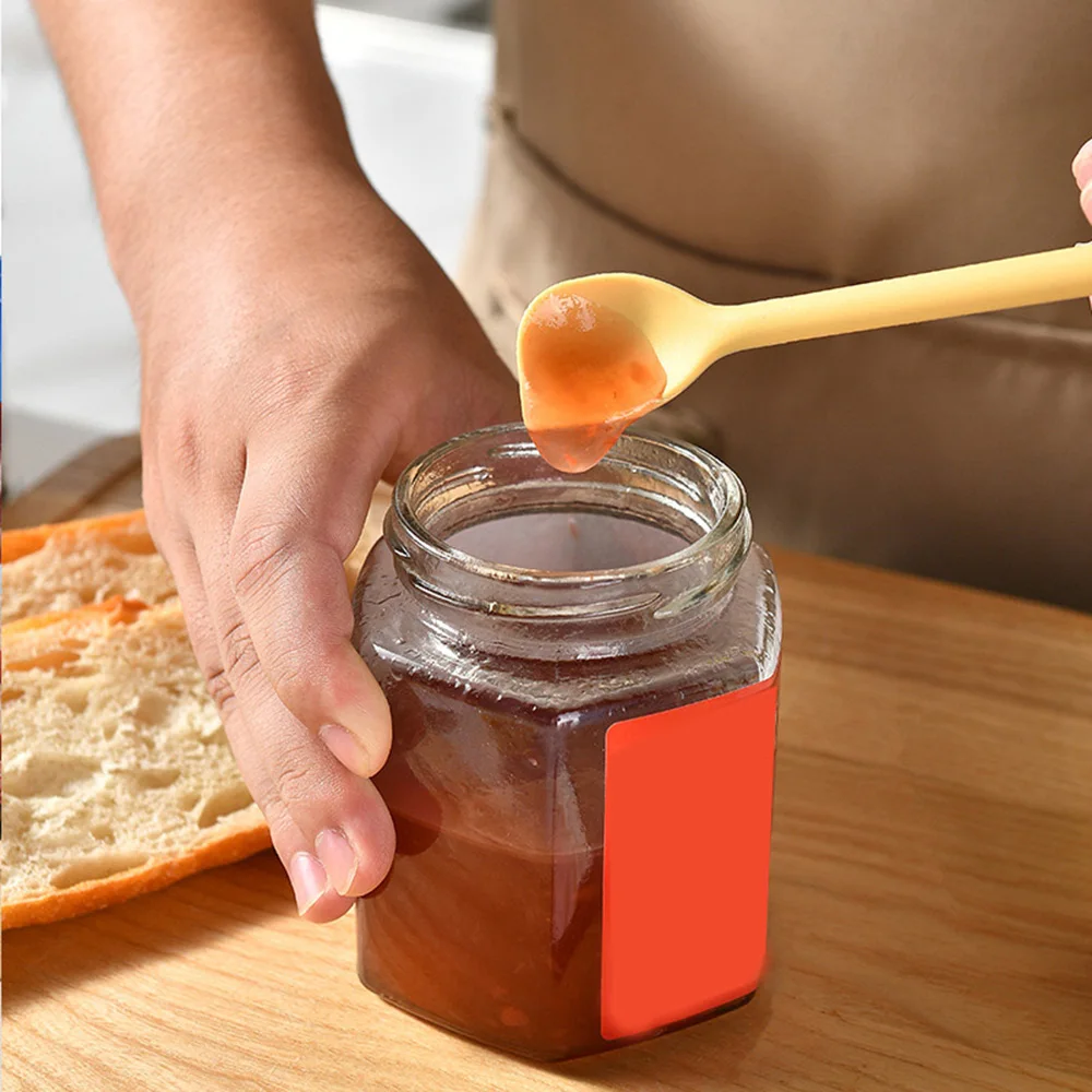 Espátula de silicona dos en uno, herramientas para hornear, cuchara para mermelada, raspador para glaseado de pasteles, raspador de silicona para cocinar, uso doméstico en panadería