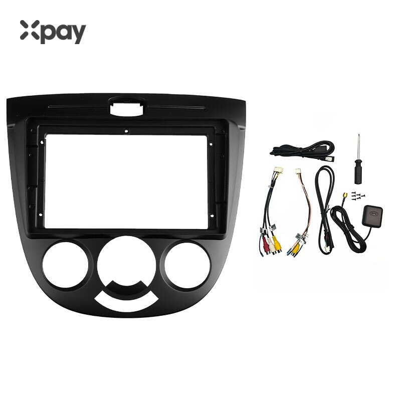 Panel de radio para coche XPAY de 9 pulgadas 2din, para Chevrolet Lacetti J200 BUICK Excelle Hrv, para montaje de panel de coche con marco de DVD Din dual: Default Title