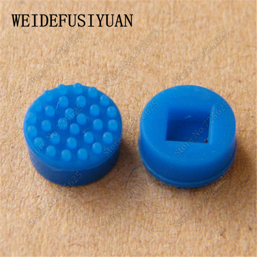 50 unids/lote portátil Trackpoint puntero ratón azul Stick Point Cap para DELL Laptop teclado Trackpoint pequeño punto Cap