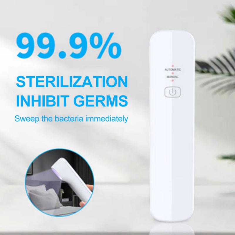 LED UVC Disinfection Lamp Car Small Ultraviolet Lamp Mobile Pet Portable Sterilizer USB Rechargeable Car Air Purifiers Car Light