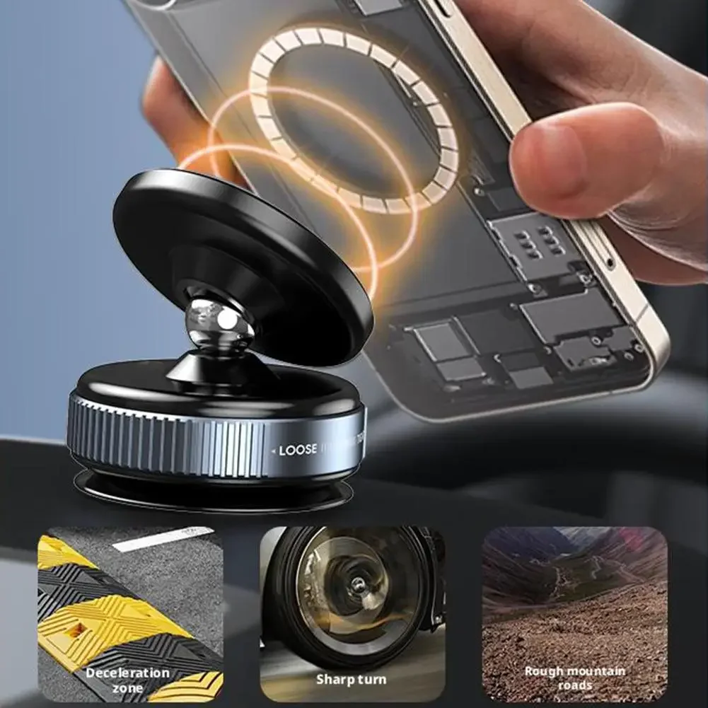 Uniwersalny obrotowy uchwyt na telefon X97 do magnetycznego uchwytu na telefon Magsafe z przyssawką 360° ° Obrotowy stojak obrotowy z przyssawką