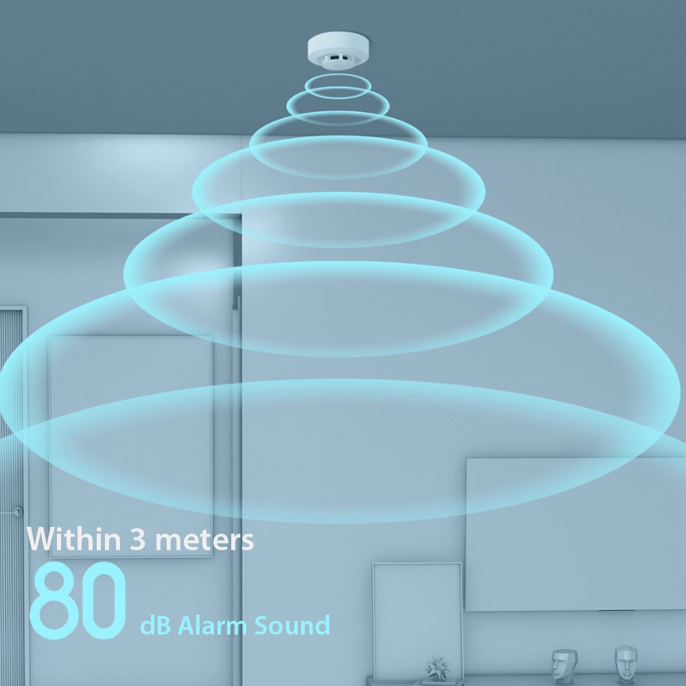Xiaomi Mijia – détecteur de fumée Honeywell, alarme incendie, contrôle à distance du Silence, connexion intelligente avec appareil avec passerelle BT