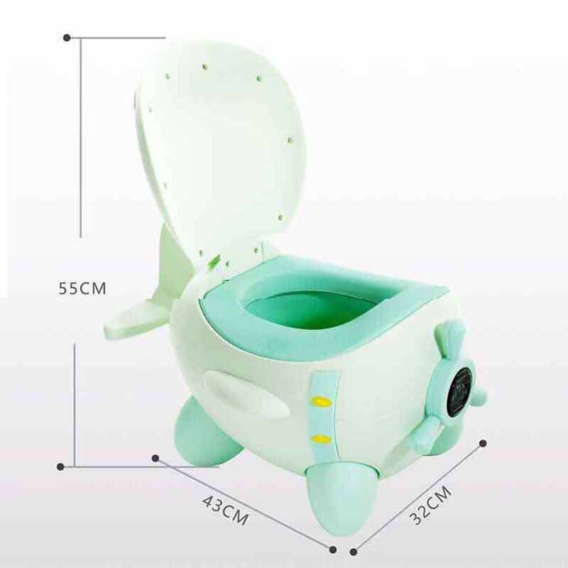 Pot toilette formation siège Portable voyage enfant en bas âge siège de toilette PP matériel mignon avion enfant en bas âge siège de toilette pour les enfants