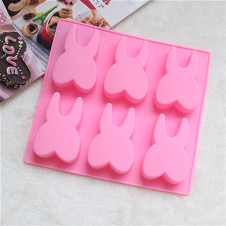 Tanden Chocolade Fondant Cake Decoratie Gereedschappen Puddingvorm Cakevorm 3D Tand Vormige Siliconen Leuke 6-Gat Mallen Jelly k568