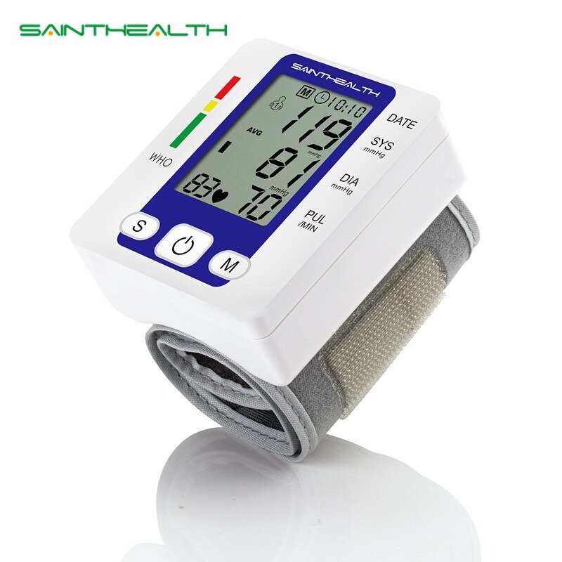 Elektrische Pols Bloeddrukmeter Draagbare Tonometer Gezondheidszorg Bp Digitale Bloeddrukmeter Meter Bloeddrukmeter