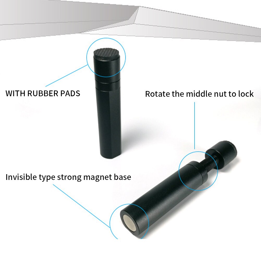 Magnetic GPU Holder PC Case Part Vertical Stand Graphics Card Holder GPU Support Bracket Aluminum With Rubber Pad