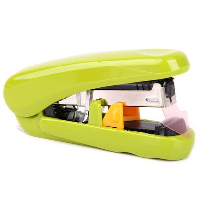 Japan PLUS ST-010XH Stapler Adjustable Binding Depth Flat Stapler Office: green
