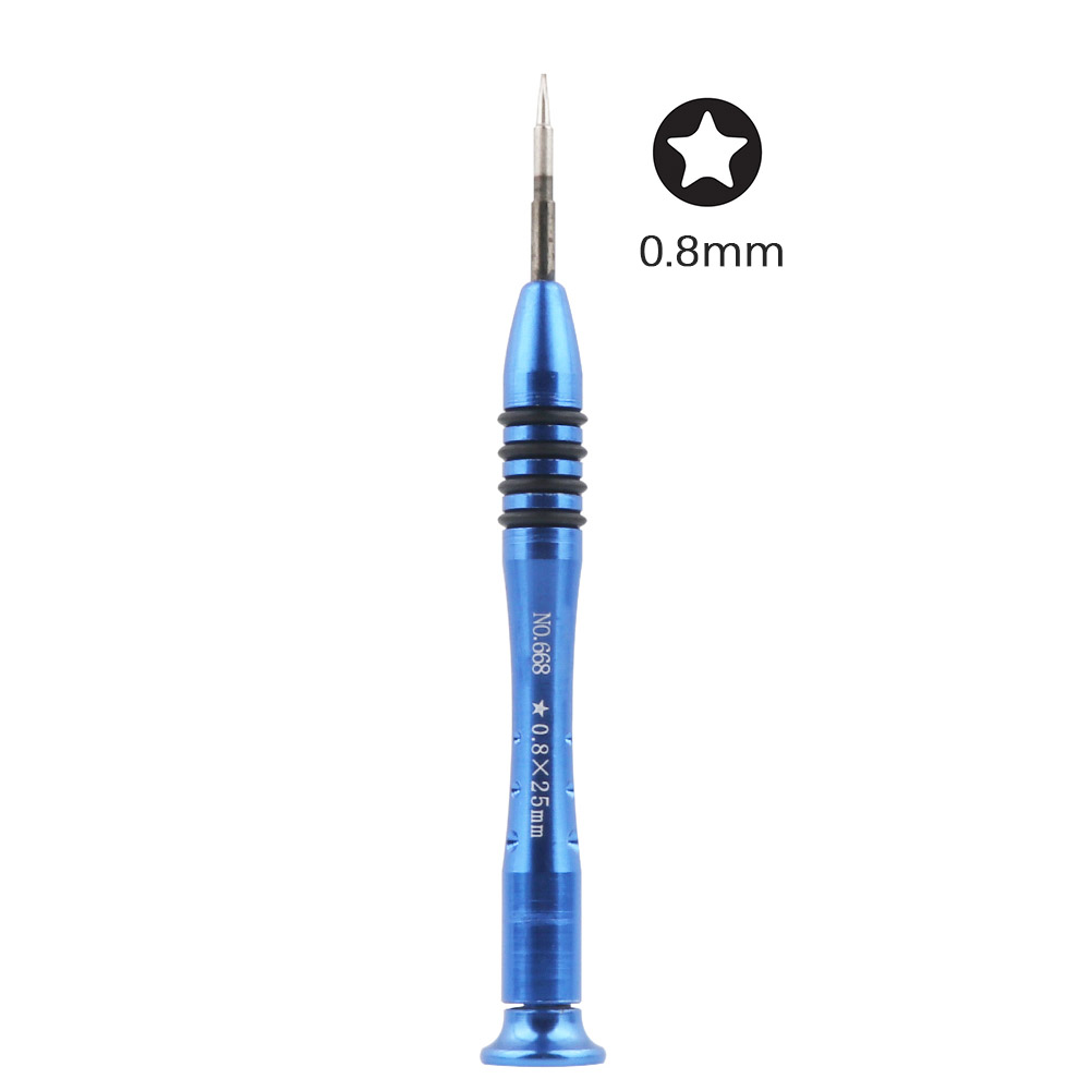 Pentalobe – tournevis tripoint PH000 Phillips 1.5mm 0.8mm P2, 0.6mm Y000, pour iPhone 7 8 Plus X XS 11 12 13 Pro, Kit d&#39;outils de réparation: Pentalobe 0.8