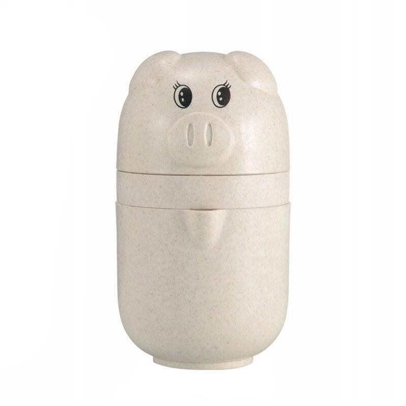 Mini Juicer Cute Pig Mini Manual Juicer Household Fruit Orange Citrus Juice Bottle Squeezer GQ