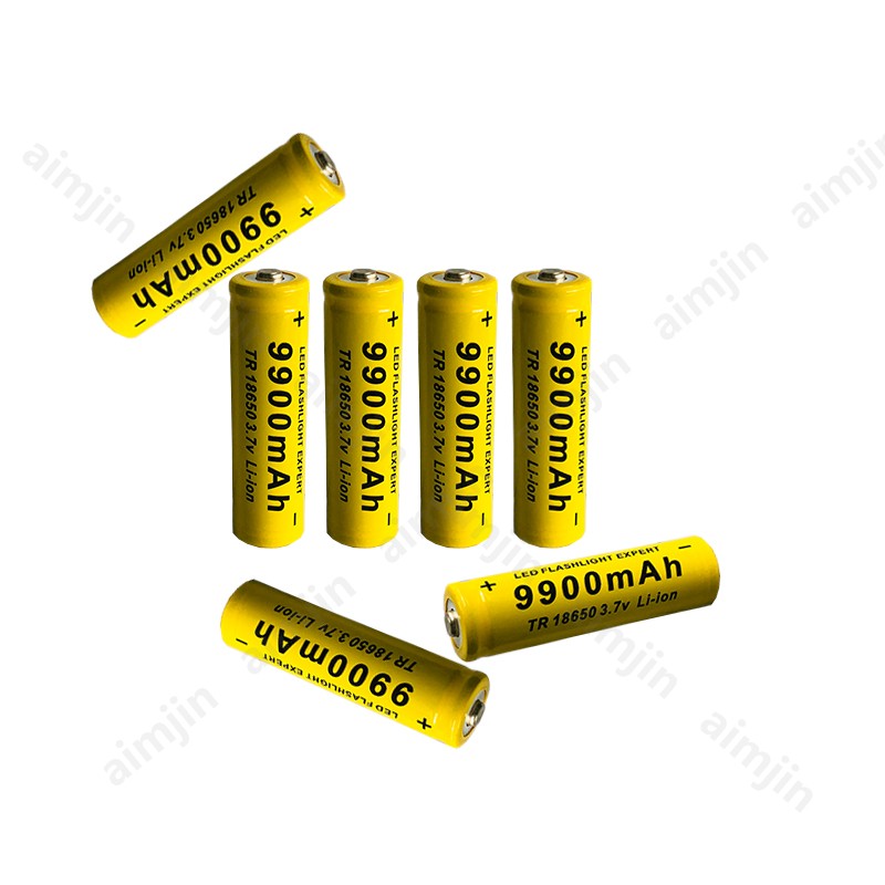 .Batería de iones de litio GTF 18650 For Original, linterna recargable 18650, 3,7 V, 9900 MAH For para Linterna + cargador