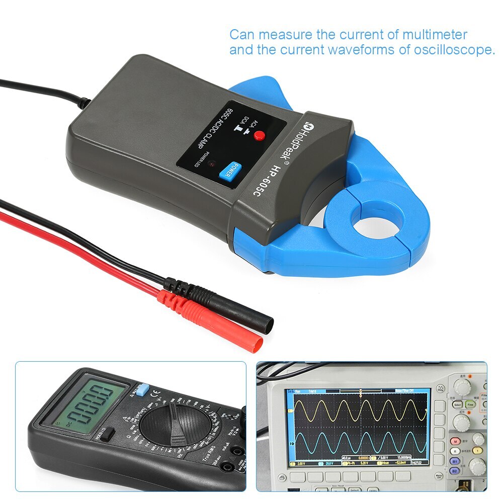 Clamp meter 6A/40A DC/AC Current Clamp Adapter Clamp-On Adapter ammeter clamp multimeter Meter with Test Probes
