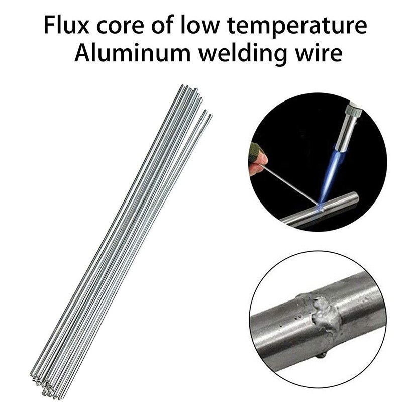 50 Pack Solution Welding Flux-Cored Rods Welding Rods 50cm Universal Low Temperature Copper Aluminum Welding Cored Wire