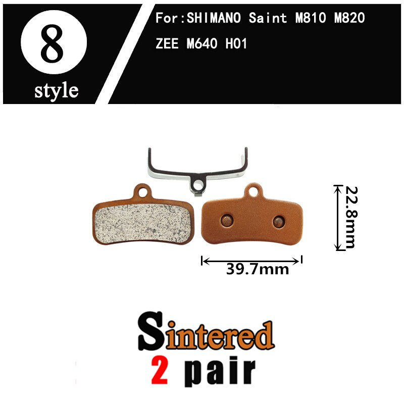 Pastiglie Freno Bici Shimano Saint Sinterizzata E-bike - Foto 7