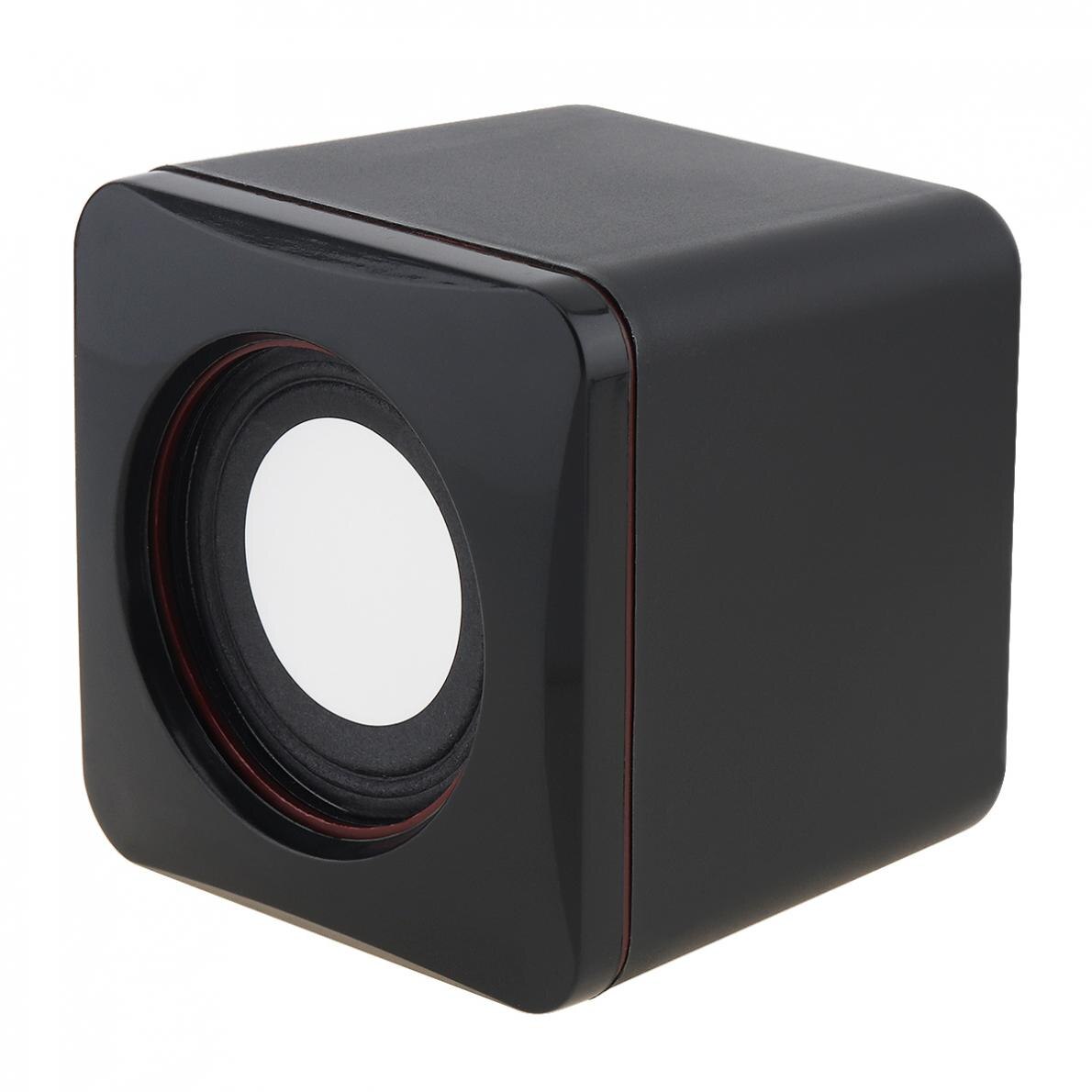 Mini altavoces portátiles USB 2,0 101Z, 6W, caja de sonido para ordenador con Conector estéreo de 3,5mm y alimentado por USB para PC, portátil y teléfono inteligente