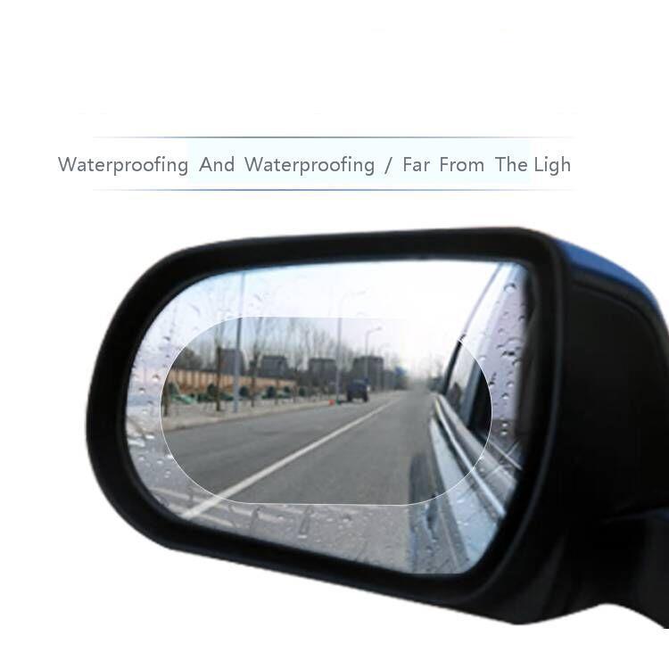2 uds., accesorios para coche, película antiniebla, espejo retrovisor, hojas a prueba de lluvia, fords focus 2 3, funda para lluvia, accesorios para coche