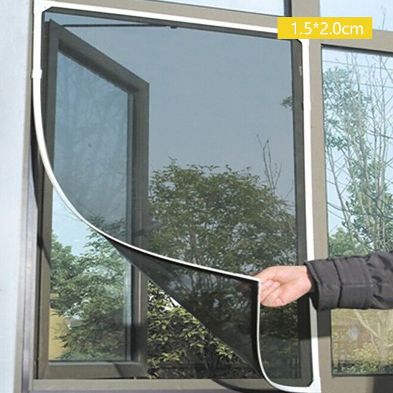 1.5x2m Indoor Insect Fly Mosquito Window Screen Curtain Mosquito Netting Door Anti Mosquito Net Kitchen Window Home Protector
