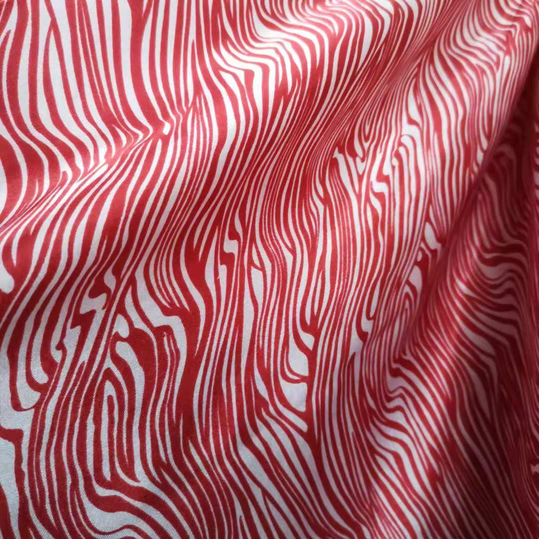 Polyester Zebra Satin Printed Lining Stage Clothing Pattern Dress: 3