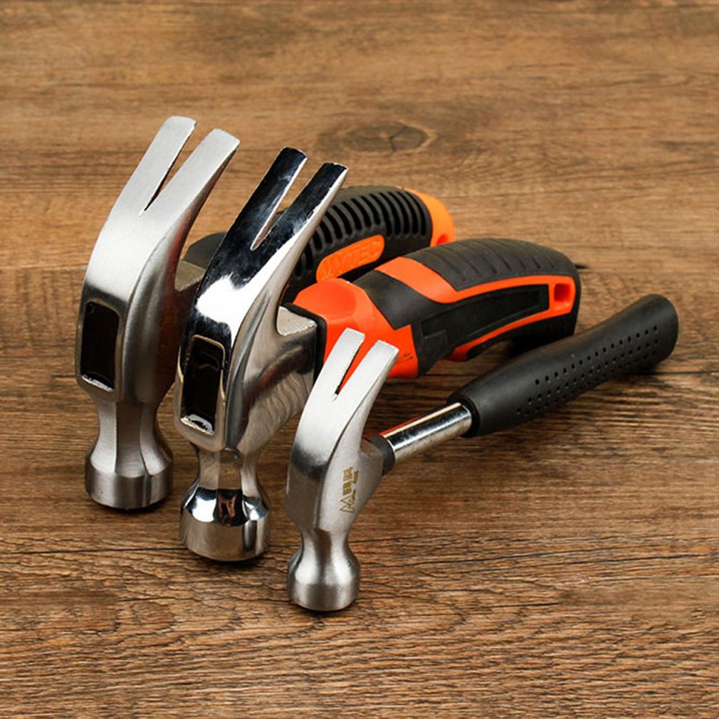 Ronde Kop Plastic Handvat Magnetische Klauw Hamer Voor Houtbewerking En Elektronische Tool Mini Hamer Rubber Hamer Roestvrij Tool