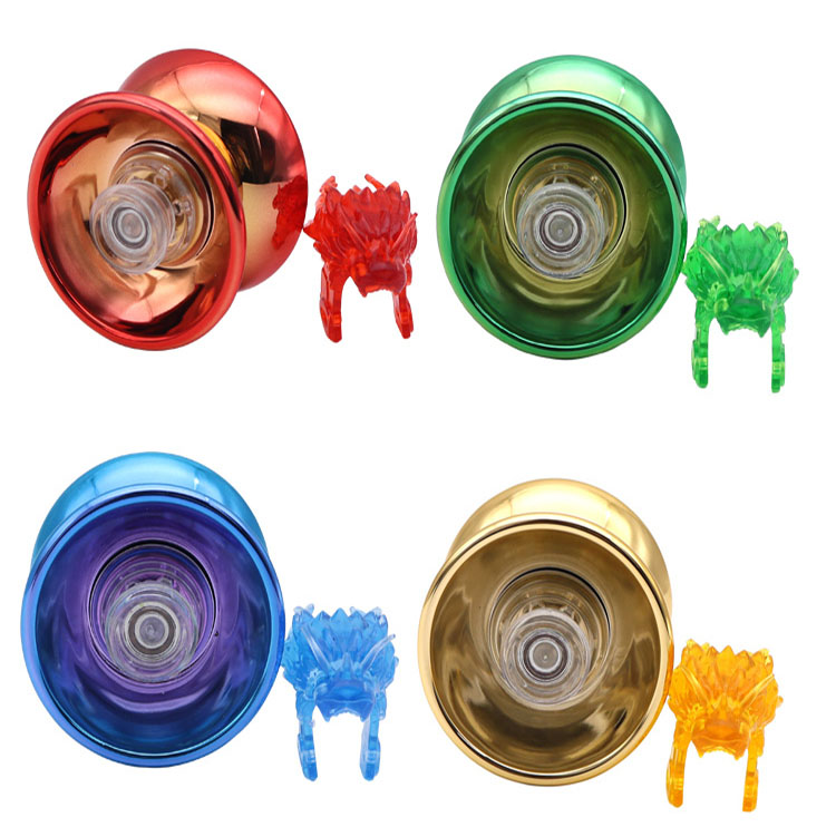 Yoyo Professionele Hand Spelen Bal Jojo Metalen Legering Yoyo Klassieke Speelgoed Diabolo Magische Voor kinderen: 5.5cm randomly