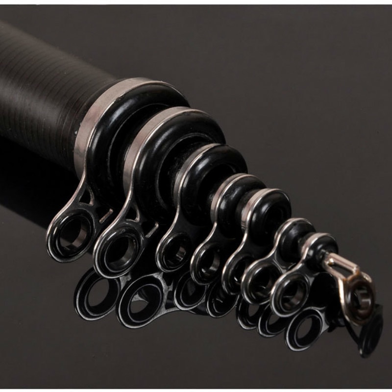 Superhard Draagbare 2.4m 3.0m 3.6m 4.5m 5.4m 6.3m 7.2m Carbon Telescopische Hengel zee Hengels Hengel Spinning Hengel