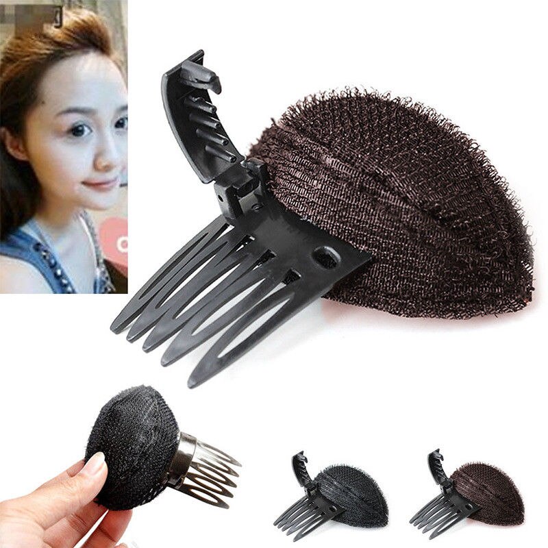 Almohadillas para el pelo de la frente, esponja Invisible, volumen esponjoso, peine de Clip, Base de inserción, herramienta de peluquería de estilo Diy, 1 ud.
