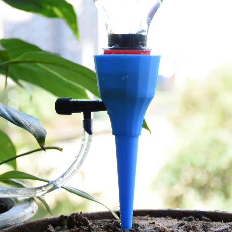 Flower pot Automatic Drip irrigation system Plant Waterers DIY automatic dripping spike conical indoor plant watering 1pcs