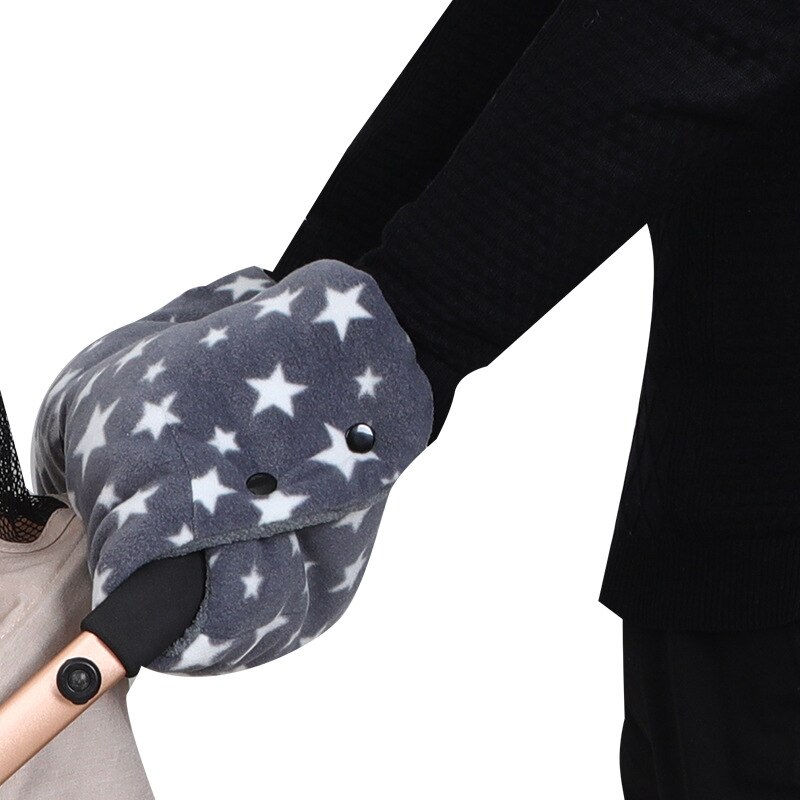 Baby Stroller Gloves Winter Pram Hand Muff Waterproof Pram Accessory Mitten Baby Buggy Clutch Cart Thick Gloves: 53x25cm TI973