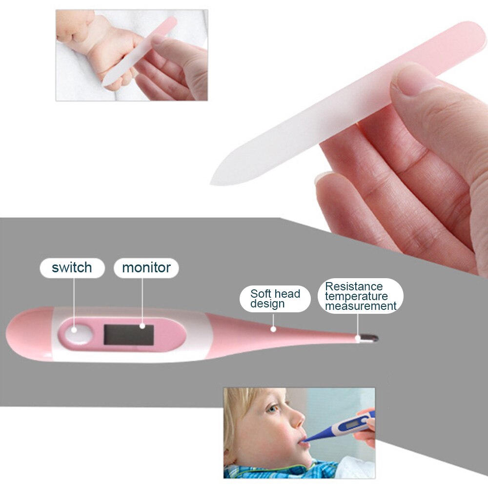 8 -teiliges einstellen tragbarer babynagelknipser, kamm und bürste – pflegeset für babys, nagelknipser, kamm und haarbürste