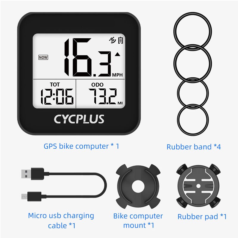 Wireless GPS Bicycle Computer CYCPLUS G1 Cycling Speedometer Odometer Stopwatch Tracker Waterproof Computer Bike Accessories