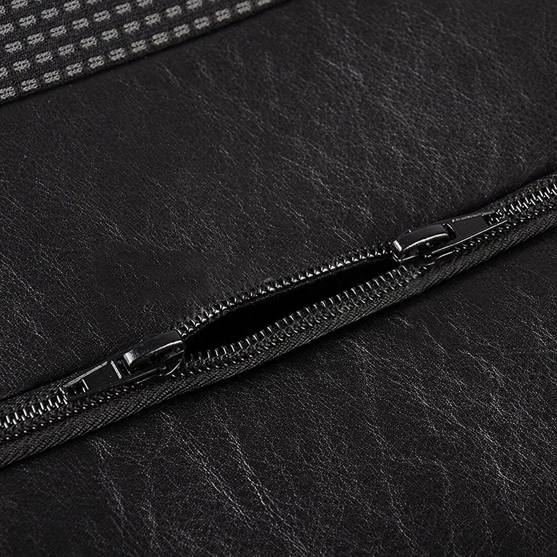 Dewtreetali 1 + 2 Stoelhoezen Auto Bekleding voor Transporter/Van Universal Fit met Kunstmatige LeatherTruck Interieur Accessoires
