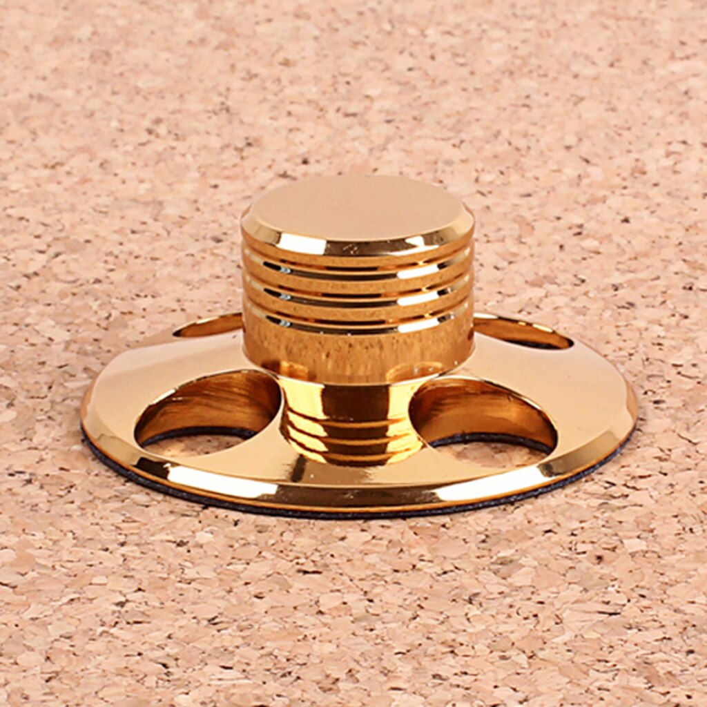 Deluxe Vinyl Turntables Metal Disc Stabilizer Record Weight Clamp