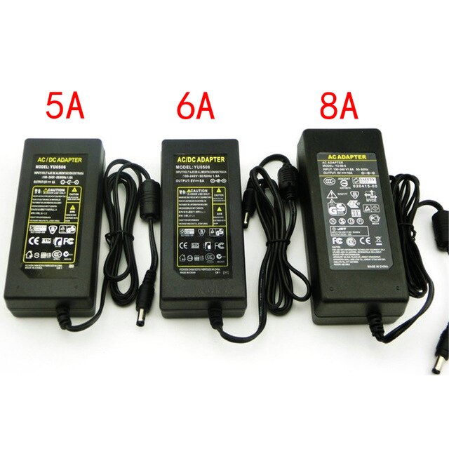 Universal strömadapter 24v led laddning eu us-kontakt 1a 2a 3a 4a 5a 6a 8a ac  dc 220v to 24v strömadapter 24 v volt för led strip