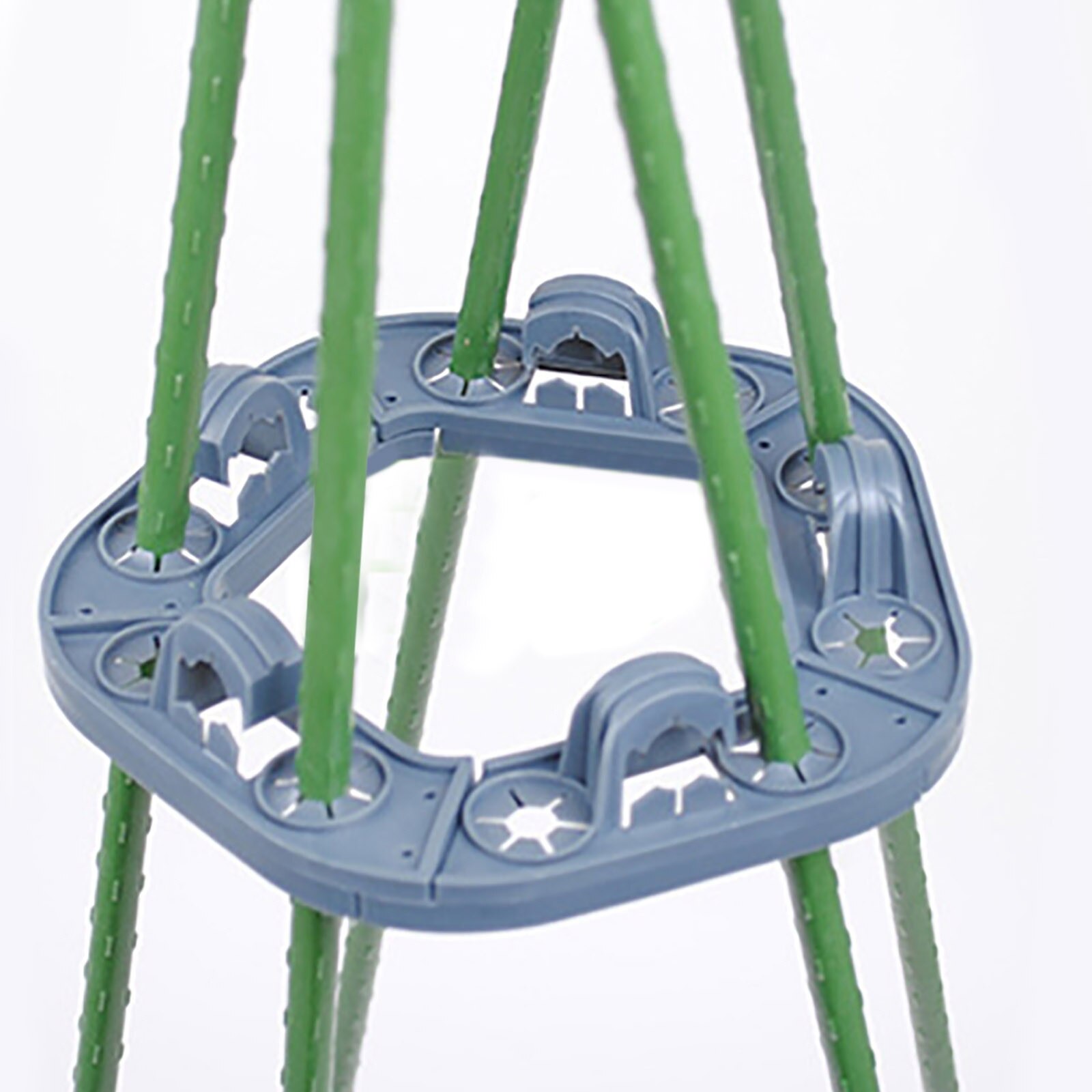 25# 1/2/5pcs Bamboo Cane Holder Garden Climbing Plant Support Peas Beans Fixed Frame Multifunctional plant Supports Инструменты