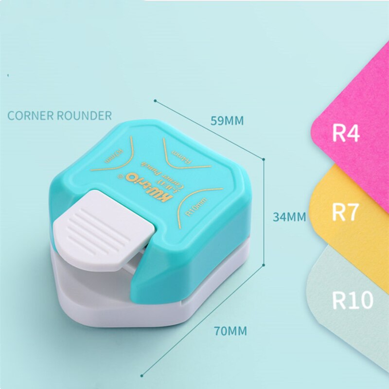 Hörnstans rundare  r4/7/10 pappersstansar kort foto hörnklippare hantverk klippbok för gör-det-själv