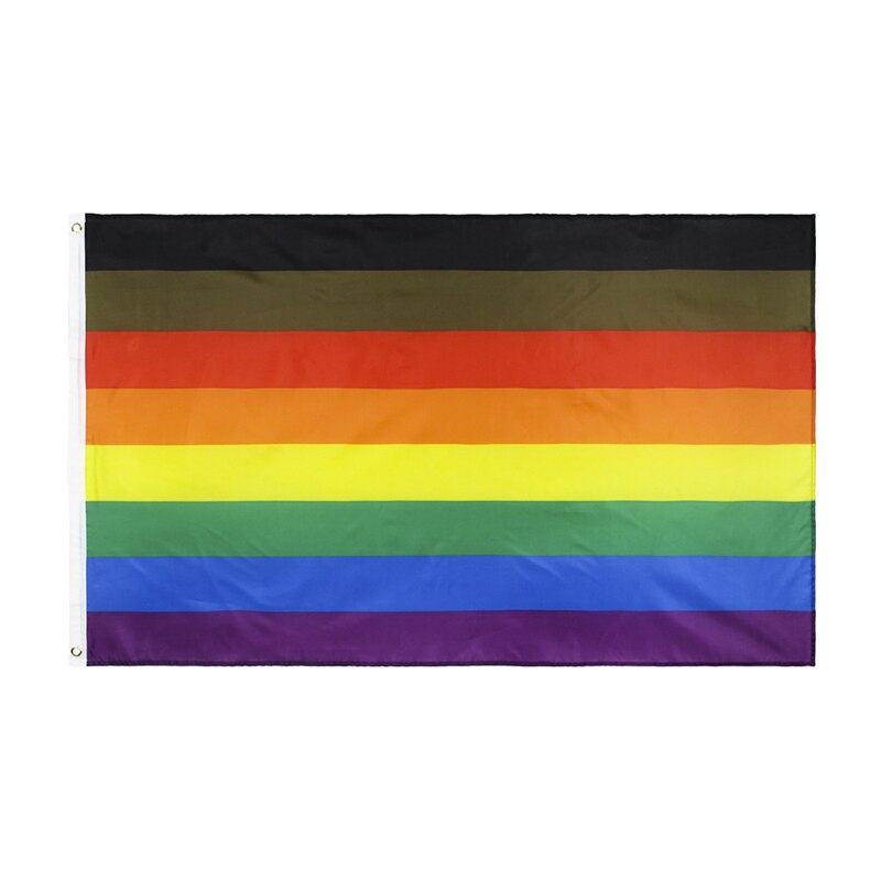 90x150cm Homosexual Philadelphia Philly Gay Pride Rainbow Flags: 2