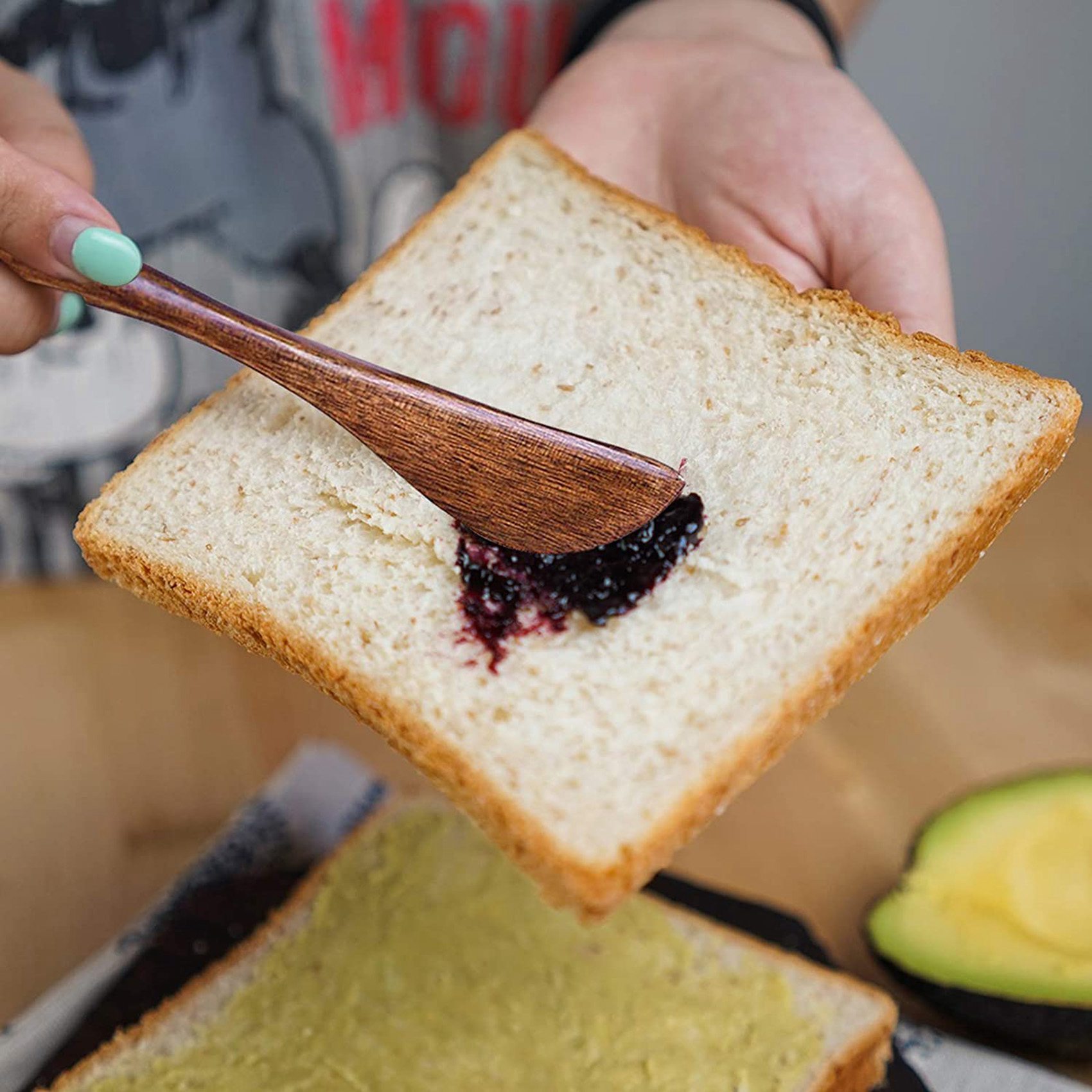 Voiveitsi 10 kpl puinen voiveitsi 6 tuuman mausteveitset puinen superkätevät keittiövälineet hyytelölevitin
