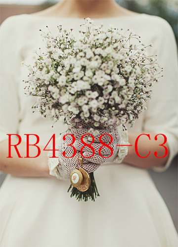 Accessoires de mariée de mariage tenant des fleurs 3303 RB4388: RB4388-C3