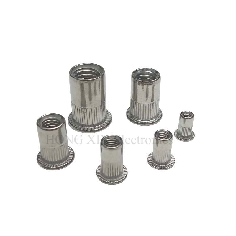 205Pcs Stainless Steel Rivet Nut Rivnut Insert Nutsert kit M3 M4 M5 M6 M8 M10 in one box