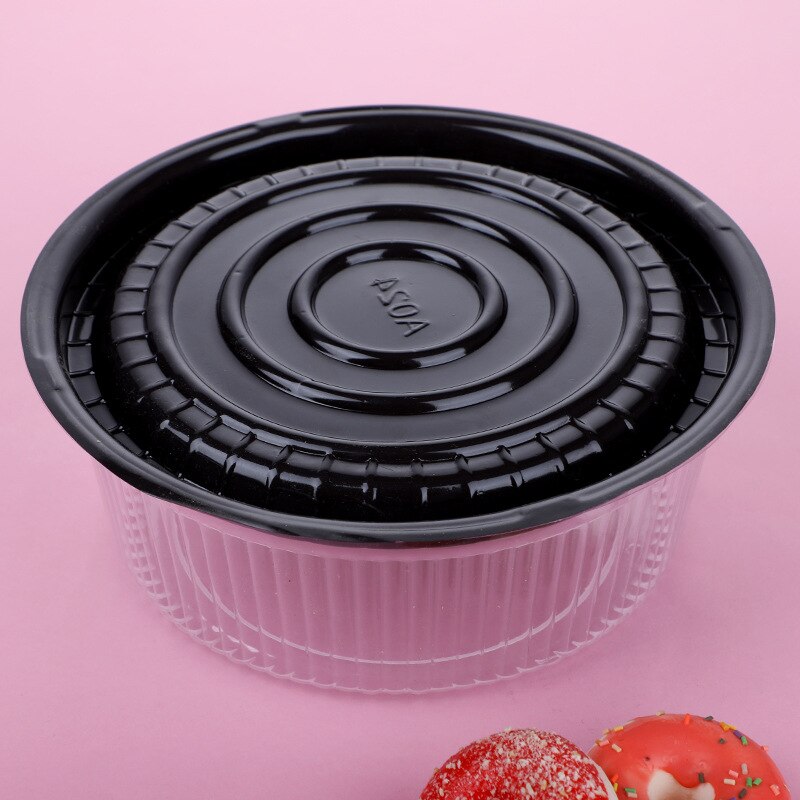 10pcs 8 Inch Transparent Cake Box Plastic Cake Boxes And Packaging Transparent Clear Cupcake Muffin Dome Holder Cases Wedding