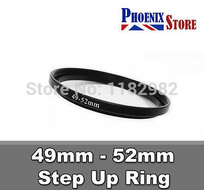 Lens filter adapter ring 49mm-52mm 49-52mm 49 52 step up filter ring stepping adapter adapter zwarte