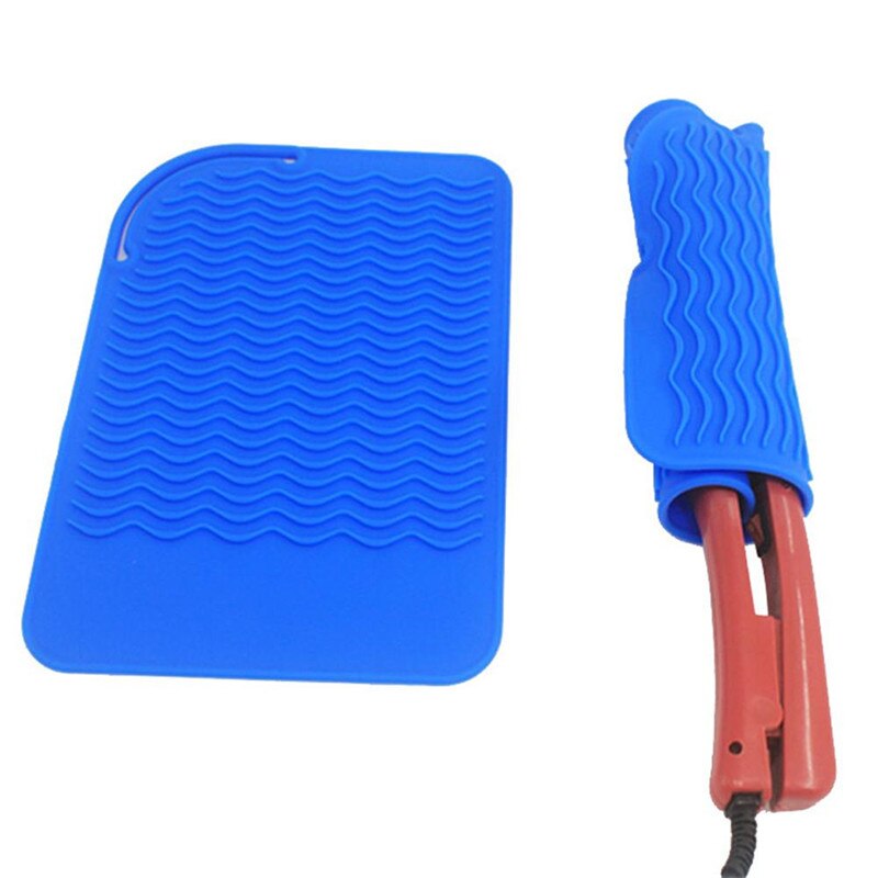 Siliconen Mat Hittebestendig Warmte Isolatie Pad Opvouwbare Mat Voor Elektrische Haar Rol Stok