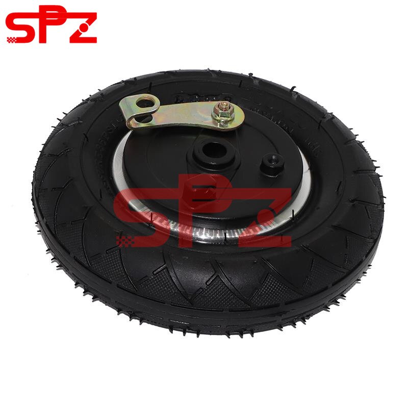 200x50 Tire with 180mm Brake Line Drum Brake 8" Pneumatic Wheel Aluminium Hub for Electric Scooter 8 inch Wheel