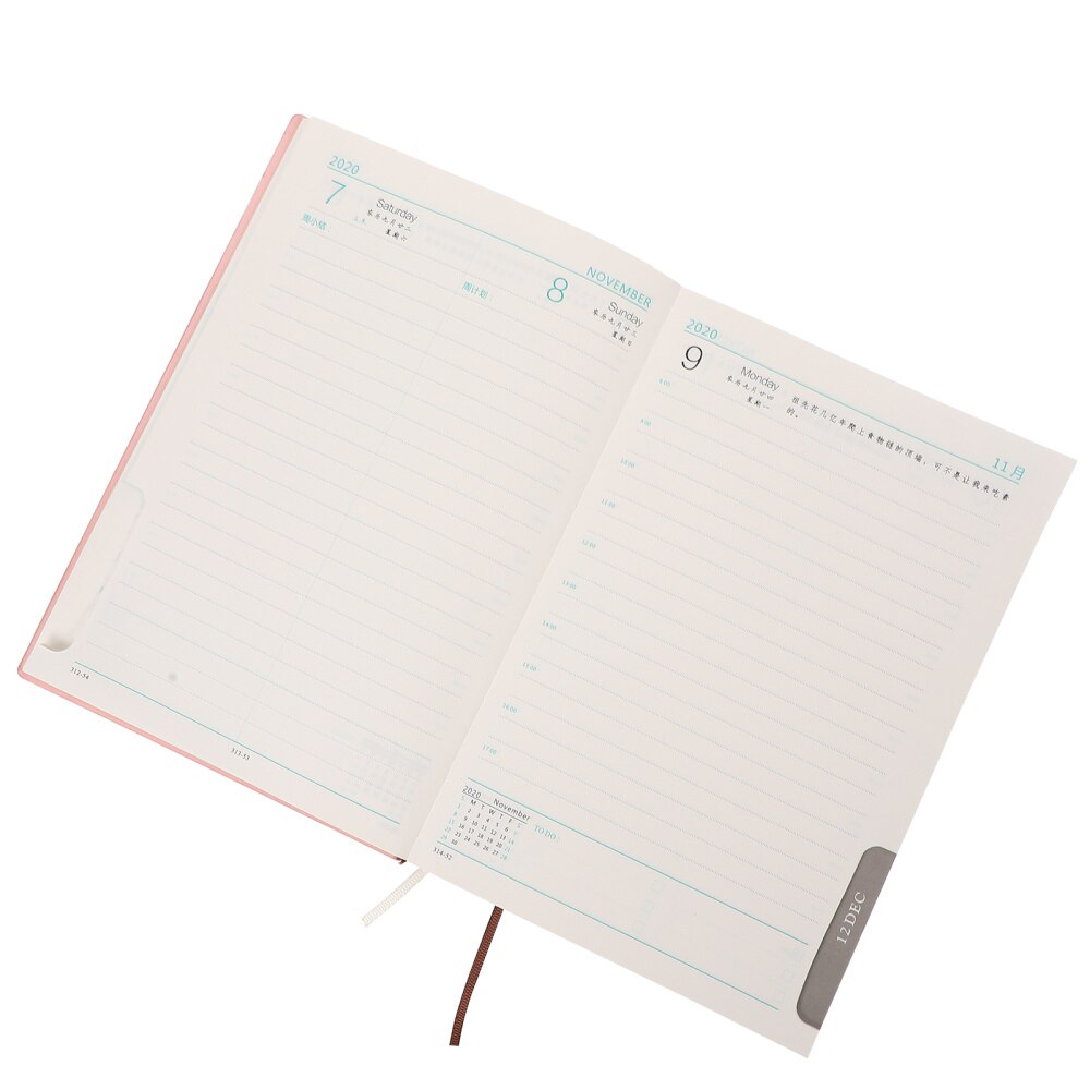 1pc Daily Writing Notebook Schedule Notepad Efficiency Notepad Planning Handbook