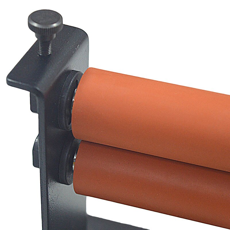 Manuelle Kalt Rollen Laminator QH-L10 kalt überschrift maschine 25cm gummi Rolle länge Laminieren maschine 1pc