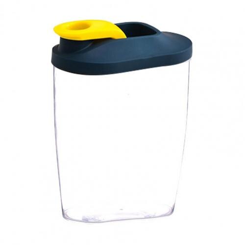 Portable Durable Storage Box Food-grade Space-saving PP Airtight Cereal Container Storage Boxs for Dried Grains Kitchen Supplies: L