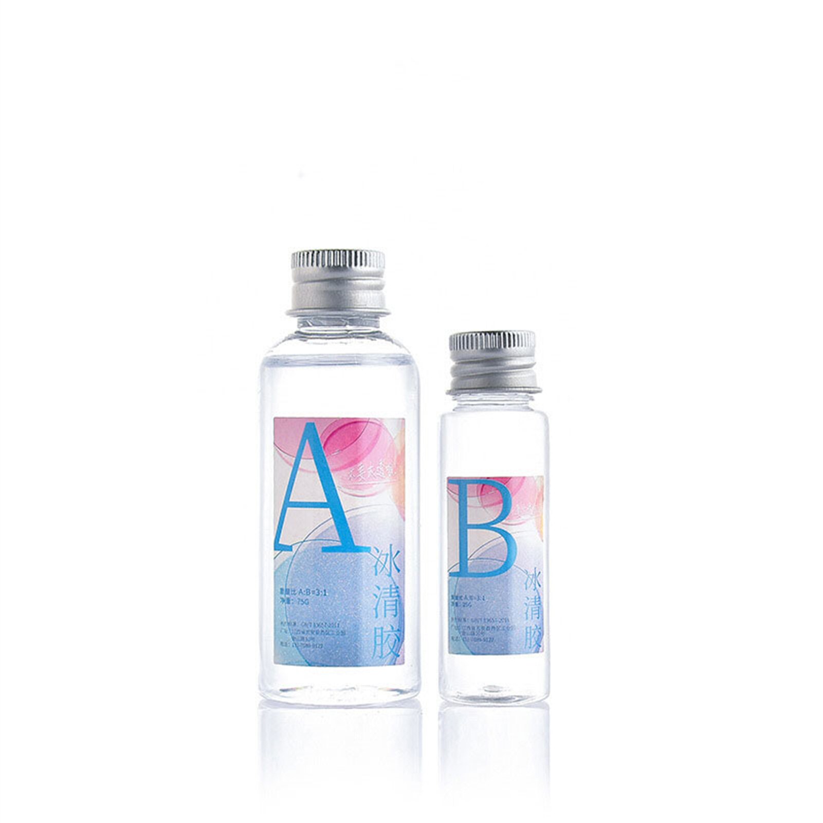 Kit de resina epoxi 3:1, endurecedor transparente de cristal con herramientas, mezcla fácil, suministros DIY para fundición de arte, proyectos de joyería XHC88